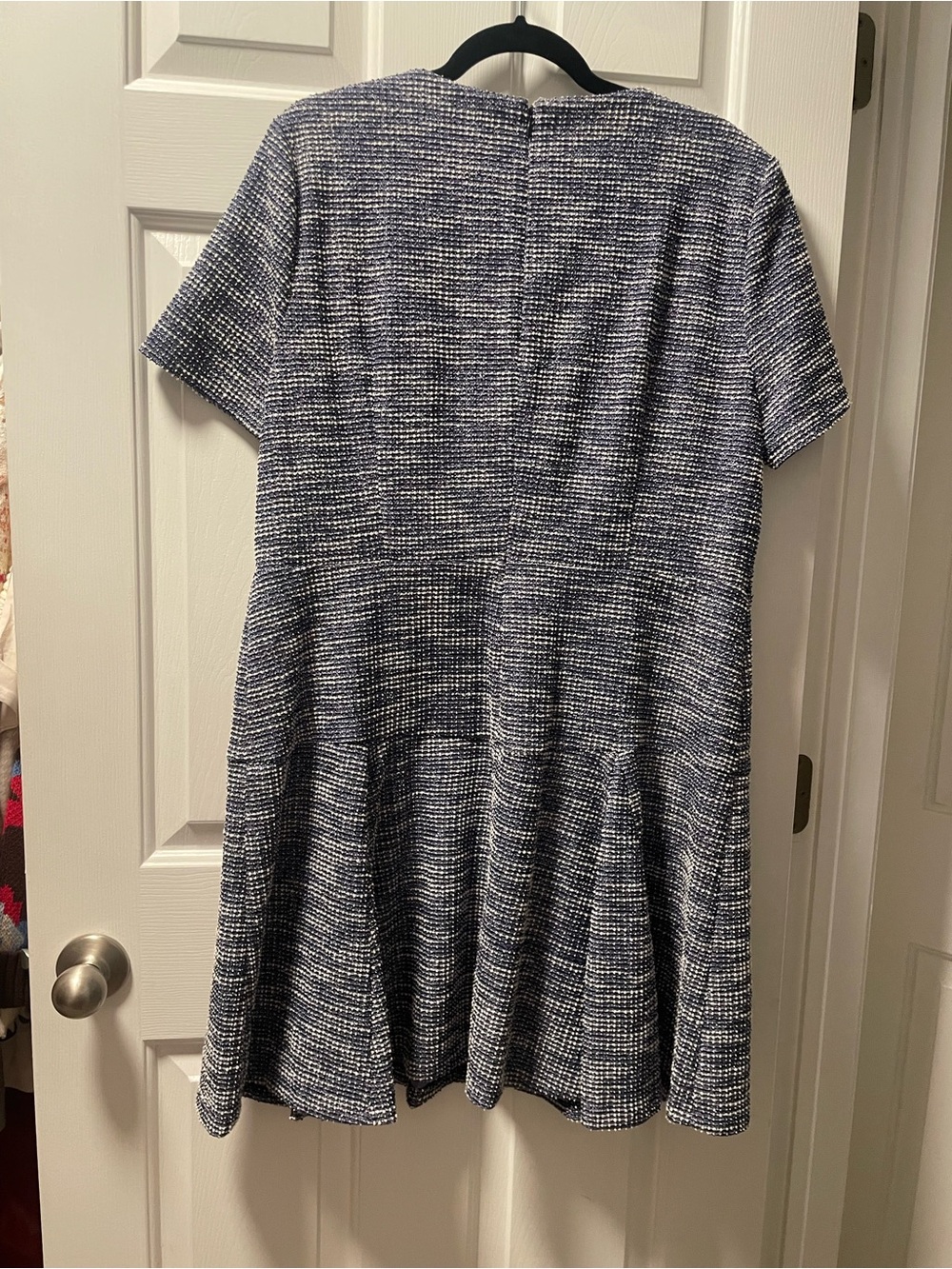 Tommy Hilfiger Navy Tweed Dress - Picture 5 of 5